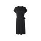 ESMARA® Damen Kleid, in Wickeloptik (schwarz, M(40/42)) - B-Ware sehr gut