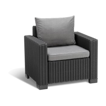 Keter Sessel California, Einzel, anthrazit - B-Ware...
