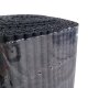 Ribelli PVC-Zaunsichtschutz, 0,8 x 3 m, schwarz - B-Ware sehr gut
