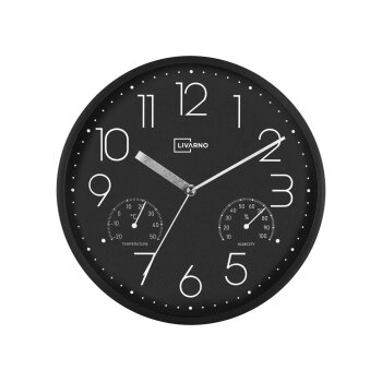 LIVARNO® Wanduhr mit Thermo- und Hygrometer - B-Ware