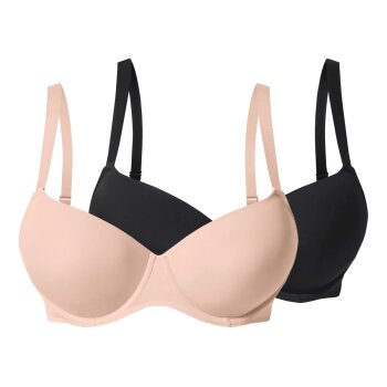 ESMARA® Bügel-BHs, 2 Stück - B-Ware