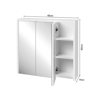 LIVARNO® Bad-Spiegelschrank »Oslo« - B-Ware Transportschaden M