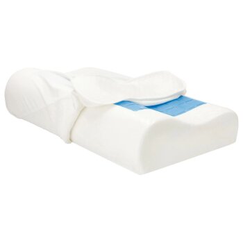 LIVARNO® Nackenstützkissen mit Geleinlage, 48 x 30 x 11 cm - B-Ware Transportschaden Kosmetisch