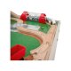 LUPILU® Holzeisenbahn Spieltisch, 100-teilig - B-Ware gut