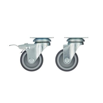 PARKSIDE® Doppelrollen / Lenkrollen / Mini-Lenkrollen (Lenkrollen 4er Set) - B-Ware sehr gut
