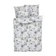 LIVARNO home Renforcé-Bettwäsche, 240 x 220 cm, 65 x 65 cm, Blumen/weiß/blau - B-Ware sehr gut