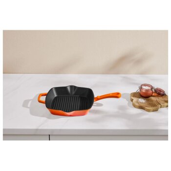 SILVERCREST® Premium-Gusseisengrillpfanne / Premium-Gusseisenpfanne - B-Ware