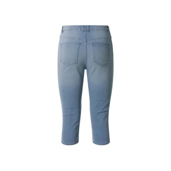 esmara® Damen-Capri-Jeans, Slim Fit, 40, hellblau - B-Ware neuwertig
