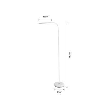 LIVARNO® LED-Stehleuchte (weiß) - B-Ware neuwertig