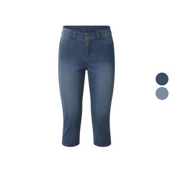 esmara® Damen-Capri-Jeans, Slim Fit - B-Ware