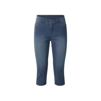 esmara® Damen-Capri-Jeans, Slim Fit - B-Ware