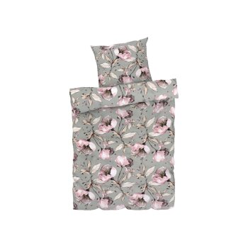 LIVARNO home Mikrofaser-Satin-Bettwäsche, 155 x 220...