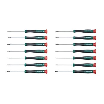 PARKSIDE® Präzisions-Schraubendreher-Set 14-tlg. / Feinmechaniker-Zangensatz 7-tlg. (Schraubendreher-Set 14-tlg.) - B-Ware neuwertig