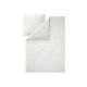 LIVARNO® Musselin Bettwäsche, 240 x 220 cm, Blumen/weiß - B-Ware neuwertig