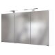 HELD Spiegelschrank »Faro«, mit 3 Spiegeltüren, LED-Aufbauleuchte (weiß, 120 cm) - B-Ware neuwertig