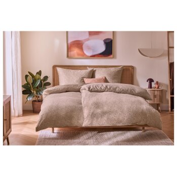 LIVARNO® Satin-Bettwäsche, 140 x 200 cm, 70 x 90 cm, Paisley - B-Ware neuwertig