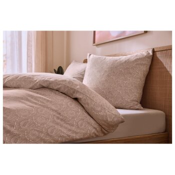 LIVARNO® Satin-Bettwäsche, 140 x 200 cm, 70 x 90 cm, Paisley - B-Ware neuwertig