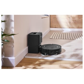 SILVERCREST Saugroboter, 2 in 1, mit Absaugstation, schwarz - B-Ware gut