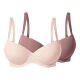 ESMARA® Bügel-BHs, 2 Stück (rosé/rosa, 90C) - B-Ware neuwertig