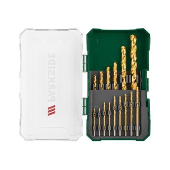 PARKSIDE® HSS-Bohrer-Set, HSS- Spiralbohrer Set - 15-teilig - B-Ware neuwertig