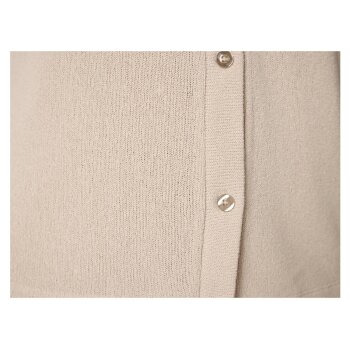 ESMARA® Damenweste aus Strukturstoff Grobstrickweste für Damen Strickweste Damen Weste, grob strukturiert (Beige, M(40/42)) - B-Ware neuwertig