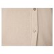 ESMARA® Damenweste aus Strukturstoff Grobstrickweste für Damen Strickweste Damen Weste, grob strukturiert (Beige, M(40/42)) - B-Ware neuwertig