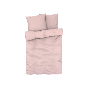 LIVARNO home Edel-Renforcé-Bettwäsche, 200 x 220 cm, rosa - B-Ware sehr gut