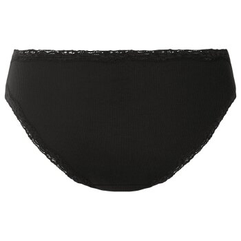 esmara® Damen Slips, 5 Stück, mit eleganter Spitze (Schwarz, XS(32/34)) - B-Ware sehr gut