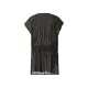 ESMARA® Damen Strandtunika mit Seitenschlitzen (schwarz/silber/gold, S(36/38)) - B-Ware neuwertig