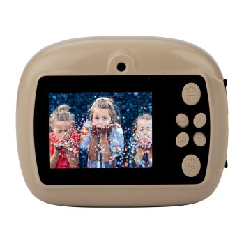 lupilu® Kinder Sofortbildkamera, taupe - B-Ware neuwertig