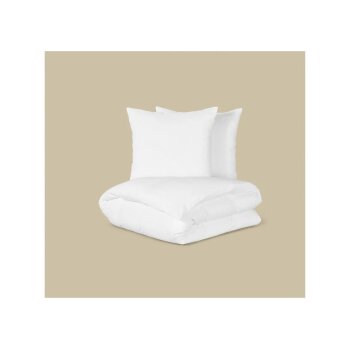 LIVARNO® Mikrofaser-Washed-Bettwäsche, 200 x 220 cm, weiß - B-Ware sehr gut