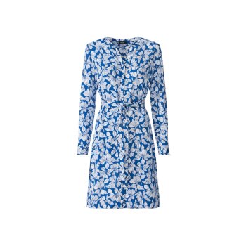 esmara® Damen Kleid, besonders weich und anschmiegsam, 44, blau - B-Ware sehr gut