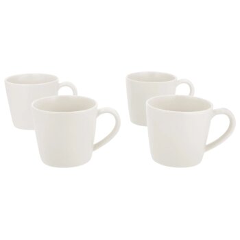 SILVERCREST® Tassen-Set, 4-teilig (weiß) - B-Ware sehr gut