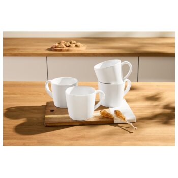 SILVERCREST® Tassen-Set, 4-teilig (weiß) - B-Ware sehr gut