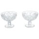 SILVERCREST® Glas-Eisbecher-Set / Glas-Eisschalen-Set (Eisbecher mit Fuß/transparent) - B-Ware neuwertig