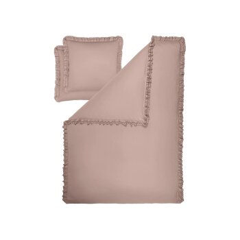 LIVARNO® Mikrofaser-Satin-Bettwäsche, 200 x 220 cm, rosa - B-Ware neuwertig