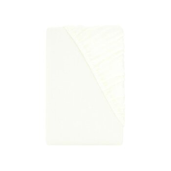 LIVARNO® Jersey-Spannbettlaken, 140-160 x 200 cm, weiß - B-Ware neuwertig