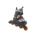 CRIVIT Kinder-Softboot-Inlineskates (dunkelgrau/orange, 29-33) - B-Ware neuwertig