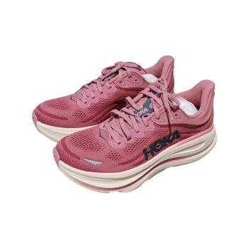 Hoka Damen Laufschuhe BONDI 9, 42, lingonberry/cranberry - B-Ware neuwertig