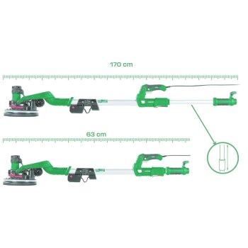 PARKSIDE® Wand- und Deckenschleifer »PWDS 920 E5«, mit Teleskopfunktion - B-Ware neuwertig