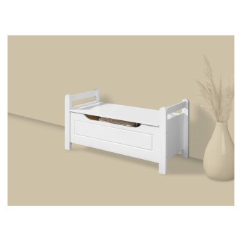 LIVARNO® Sitzbank Storage Bench, mit Stauraum, weiß - B-Ware neuwertig