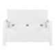 LIVARNO® Sitzbank Storage Bench, mit Stauraum, weiß - B-Ware neuwertig