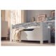 LIVARNO® Sitzbank Storage Bench, mit Stauraum, weiß - B-Ware Transportschaden