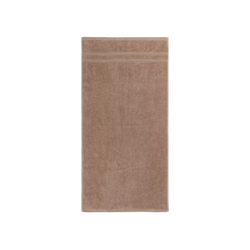 LIVARNO home Frottier-Handtücher, 2 Stück, 50 x 100 cm, braun - B-Ware neuwertig