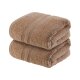 LIVARNO home Frottier-Handtücher, 2 Stück, 50 x 100 cm, braun - B-Ware neuwertig