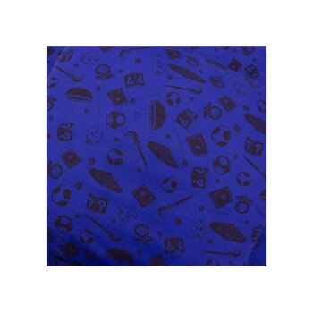 LIVARNO® Kinder Wendebettwäsche, 140 x 200 cm, Super Mario/dunkelblau/violett - B-Ware neuwertig