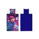 LIVARNO® Kinder Wendebettwäsche, 140 x 200 cm, Super Mario/dunkelblau/violett - B-Ware neuwertig