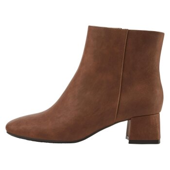 ESMARA® Damen Stiefeletten, mit seitlichen Reißverschlüssen (Braun, 36) - B-Ware neuwertig