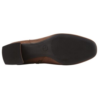 ESMARA® Damen Stiefeletten, mit seitlichen Reißverschlüssen (Braun, 36) - B-Ware neuwertig