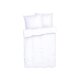 LIVARNO home Lyocell-Satin-Bettwäsche, 240 x 220 cm, 65 x 65 cm, weiß - B-Ware sehr gut